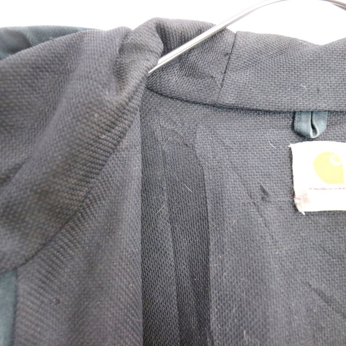 90年代 USA製 Carhartt カーハート アクティブジャケット フーディ ワークウェア 黒 ブラック 2TG 1円スタート 最落なし ...