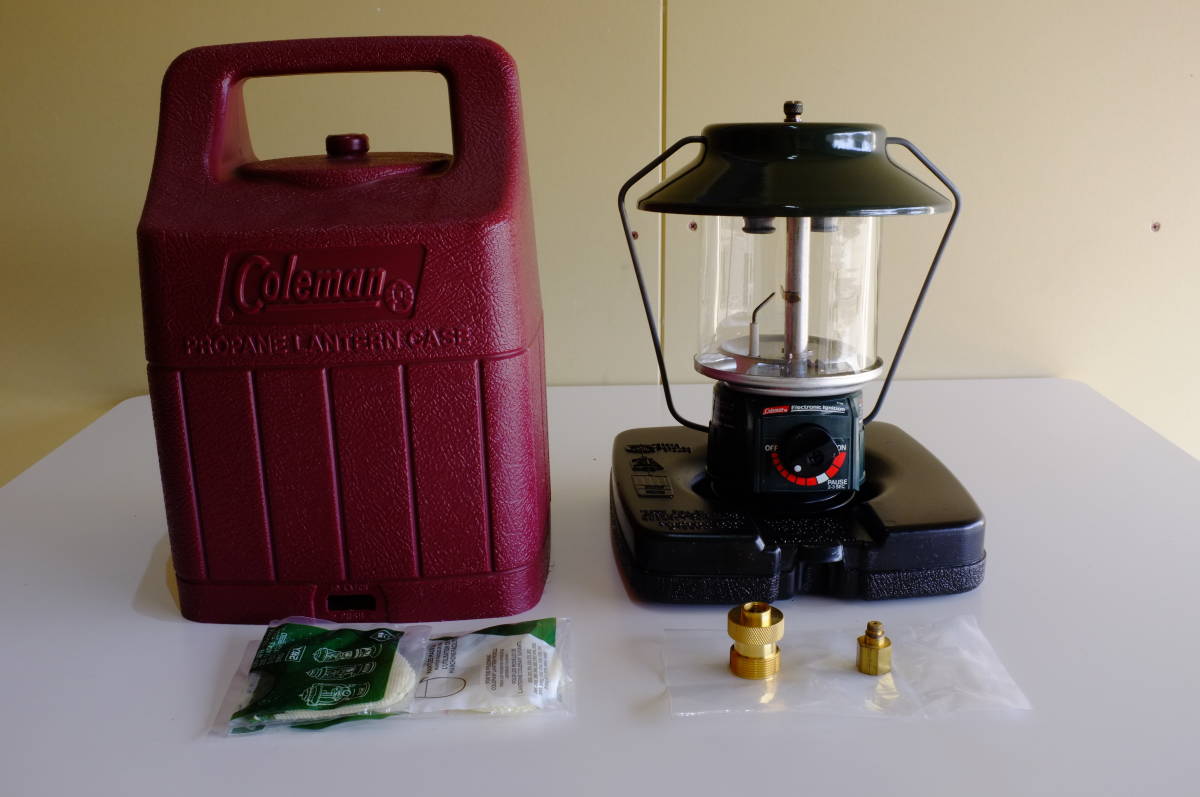 コールマン　ツーマントルランタン　5153/5154 ケース、革OD缶カバー付き 国内使用可能！！ Coleman コールマン 5153・5154 ガスランタン ツー