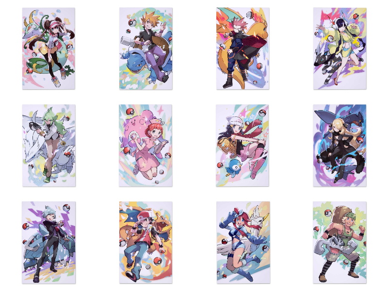 海外ポケセン限定】ポケモン ポスター コンプリートセット 12枚 ダイゴ