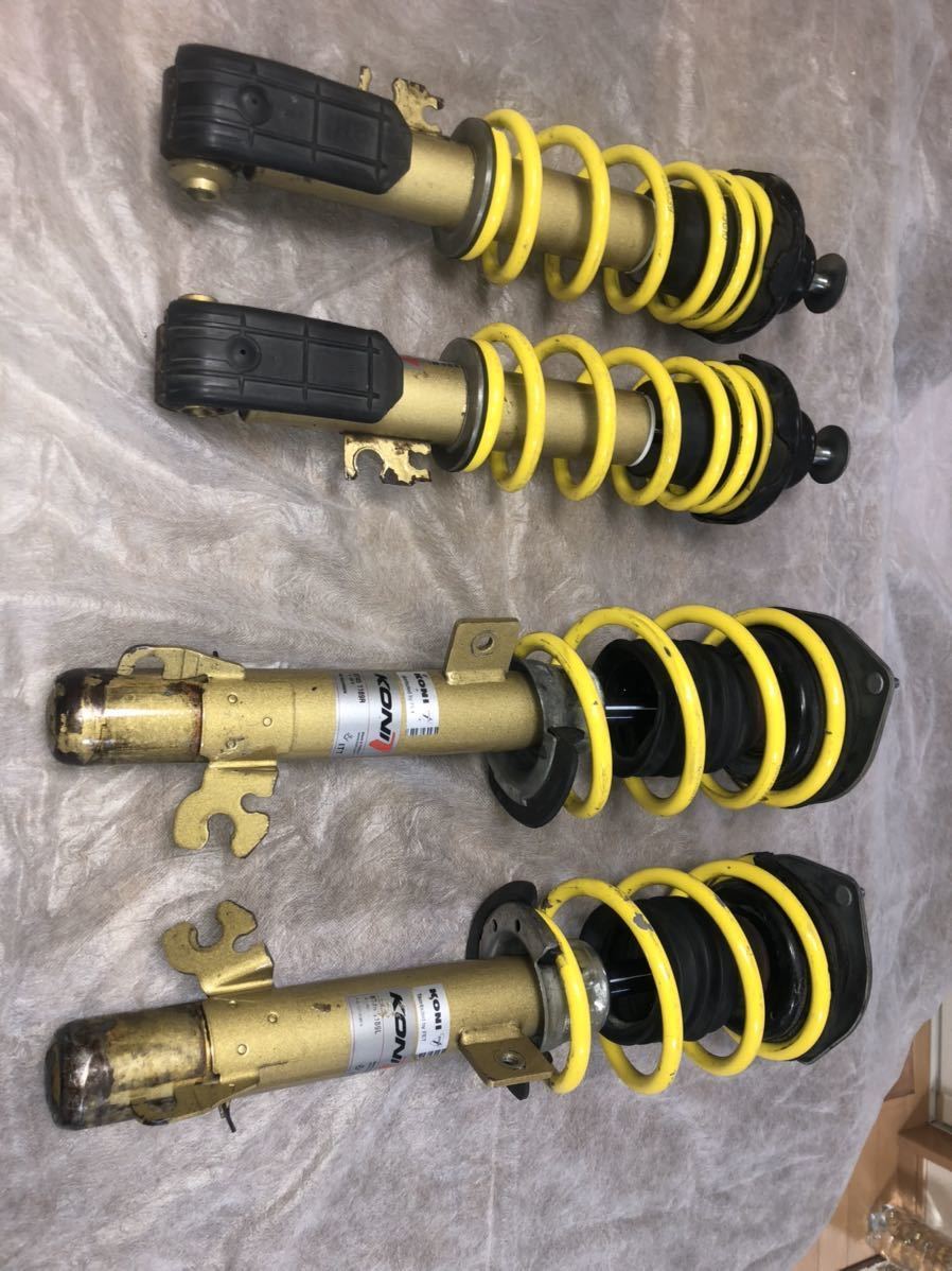 中古品】MINI R56 KONI ショックアブソーバー ローダウンスプリング付