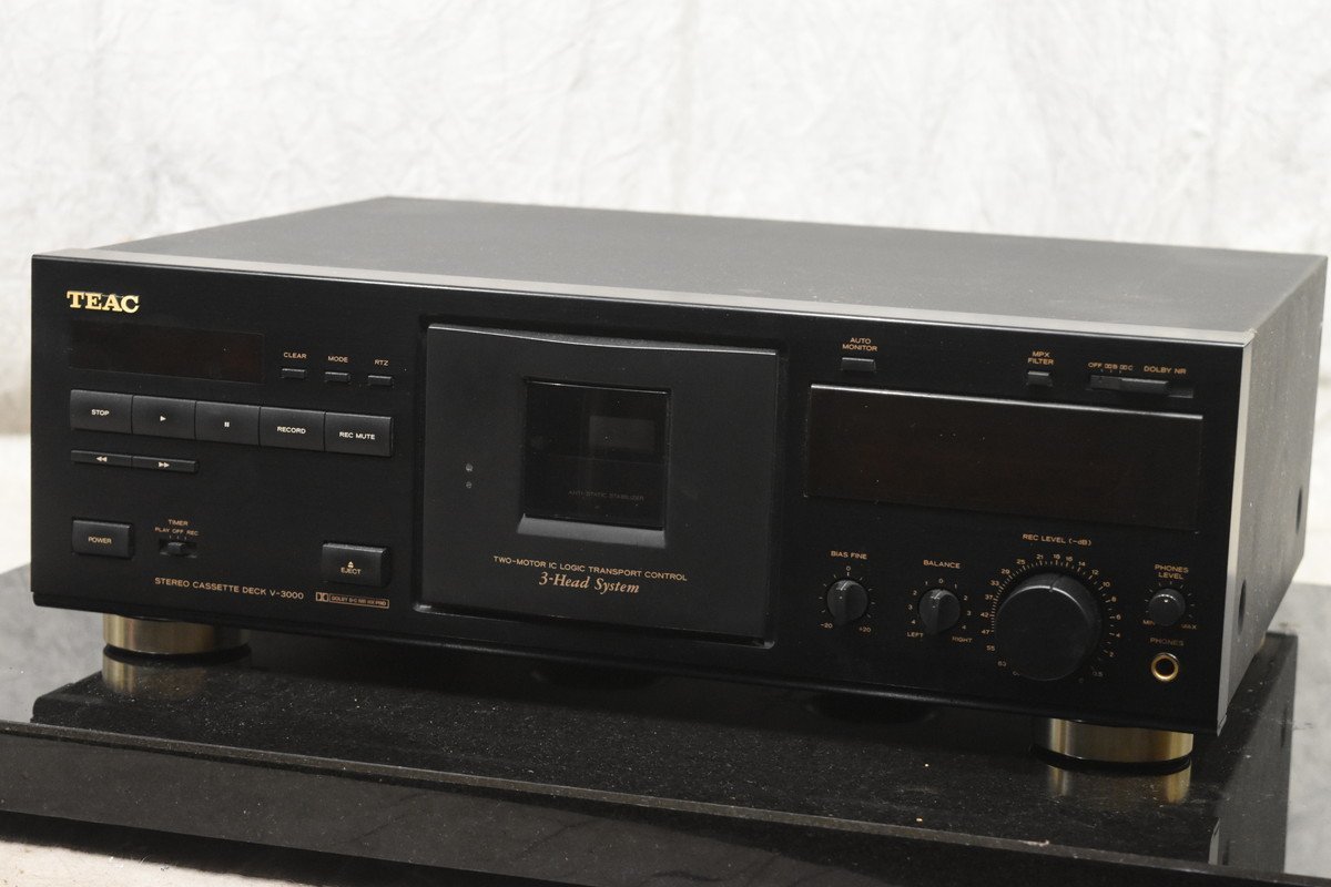 TEAC ティアック V-3000 カセットデッキ TEAC ステレオカセットデッキ