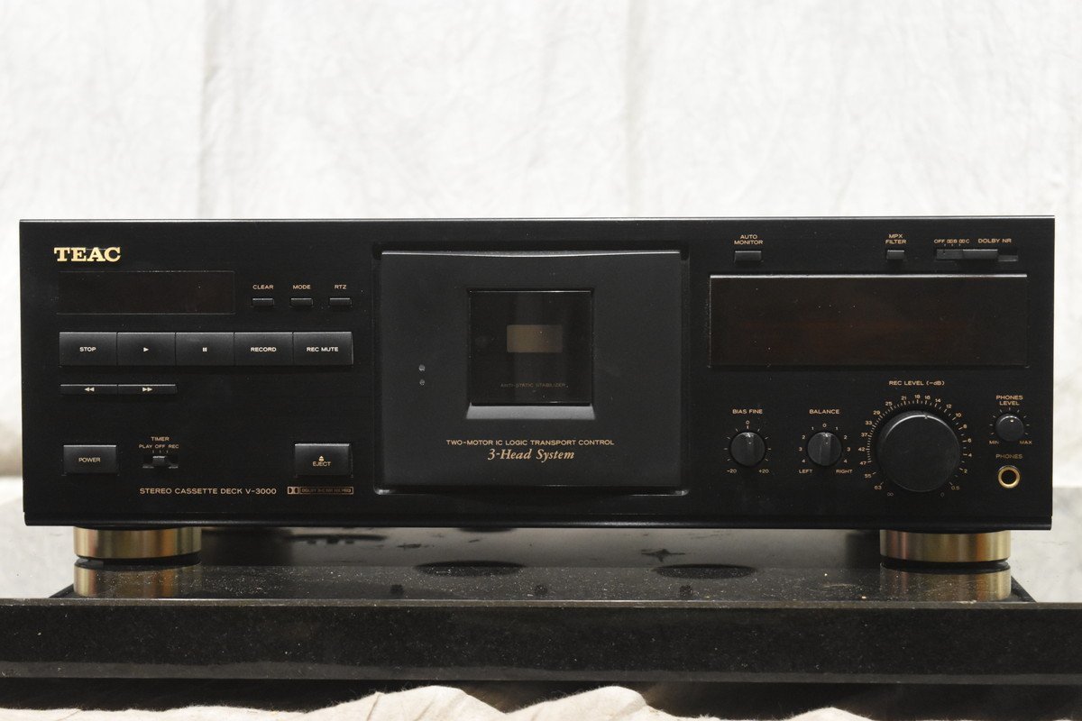 TEAC ティアック V-3000 カセットデッキ TEAC ステレオカセットデッキ