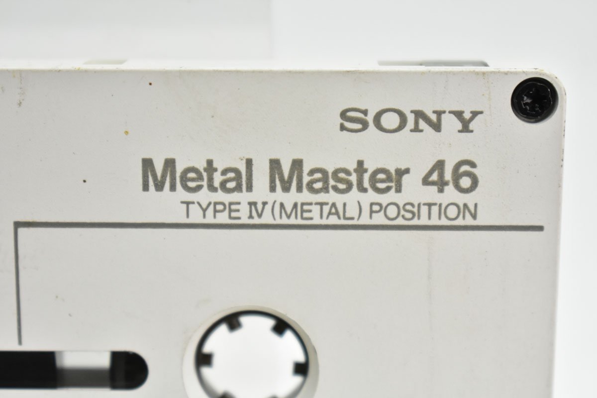 ソニー メタルテープ Metal Master 46 TYPE IV 使用済み ツメあり