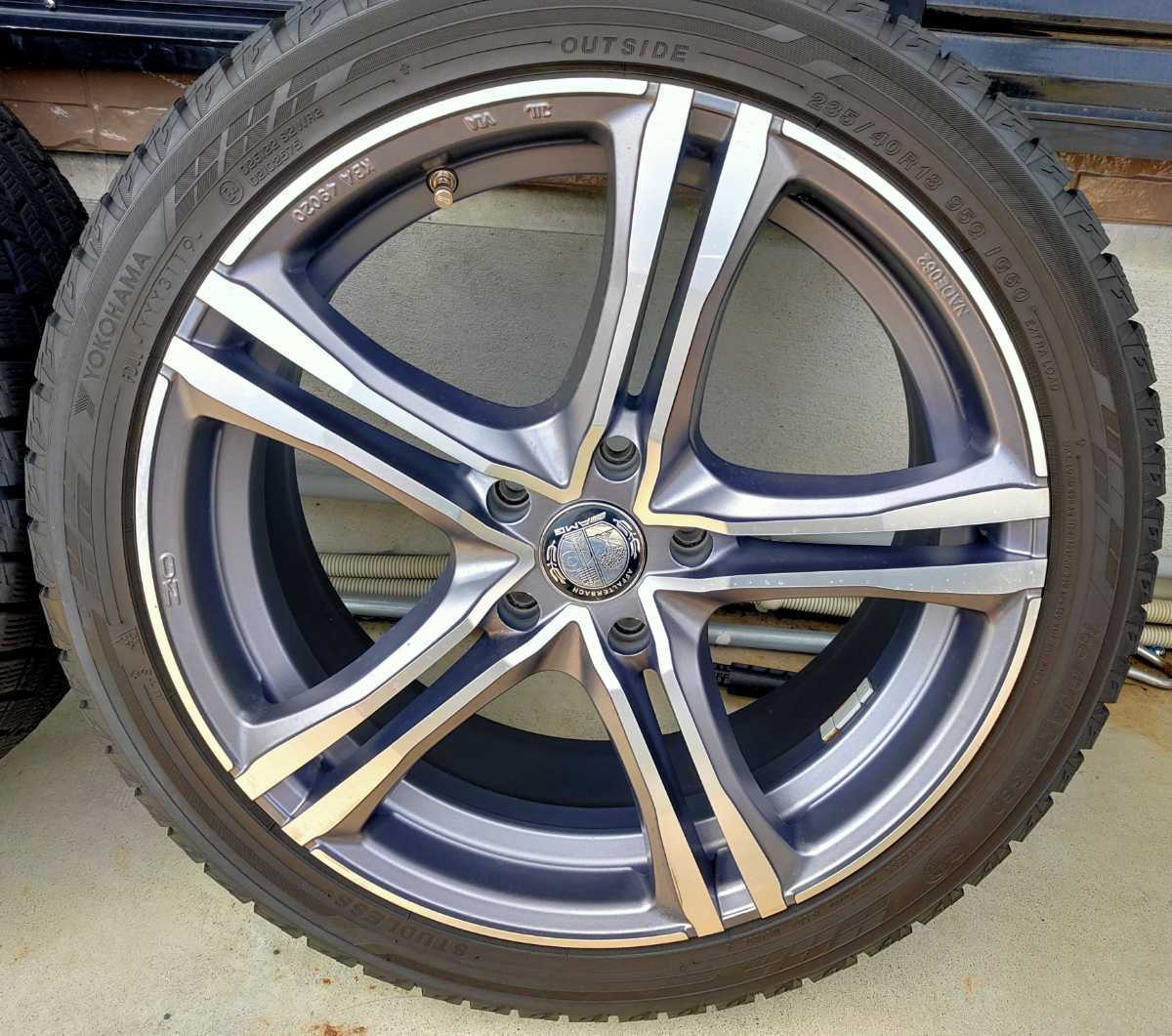 【ほぼ新品】メルセデスベンツ AMG A45 純正 ホイールタイヤ スタッドレス メルセデス・ベンツ Aクラス AMG A45 W176他ホイール 8J18オフセット48