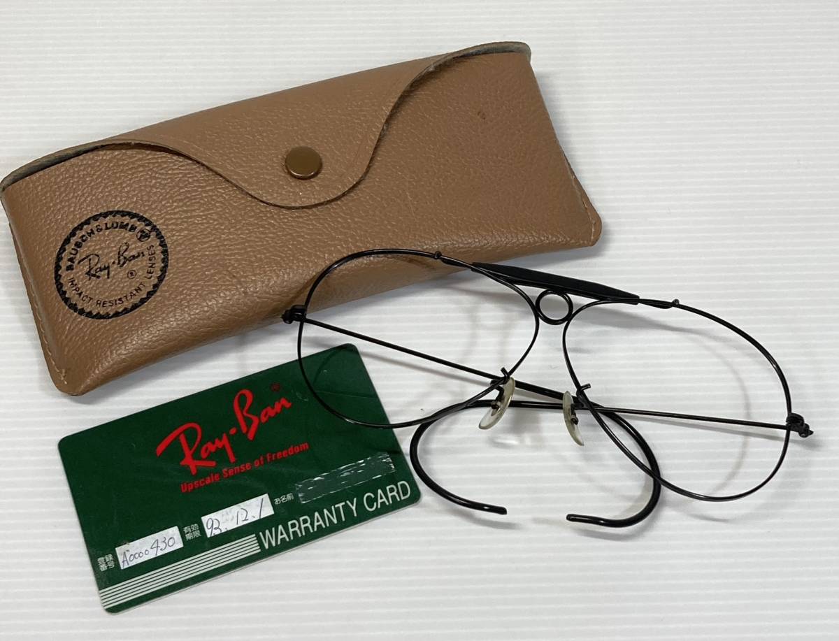 B&L Ray Ban BLACK SHOTER ボシュロム レイバン ブラック シューター/G-15/サングラス/USA/アメリカ/米国製 ティアドロップ 61㎝ ①