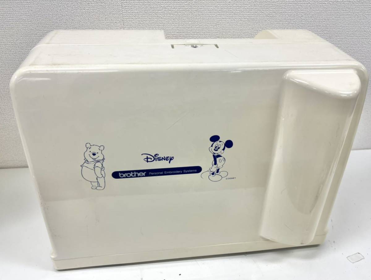 未使用部品有 動作品 Brother コンピューターミシン D-9000W ミッキー 