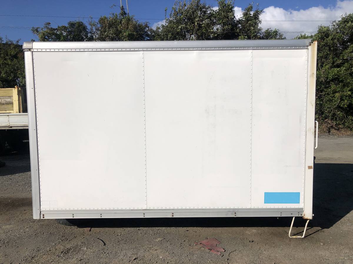 トラック荷台コンテナアルミ箱 物置 バイクガレージ 資材置き場 DIY 