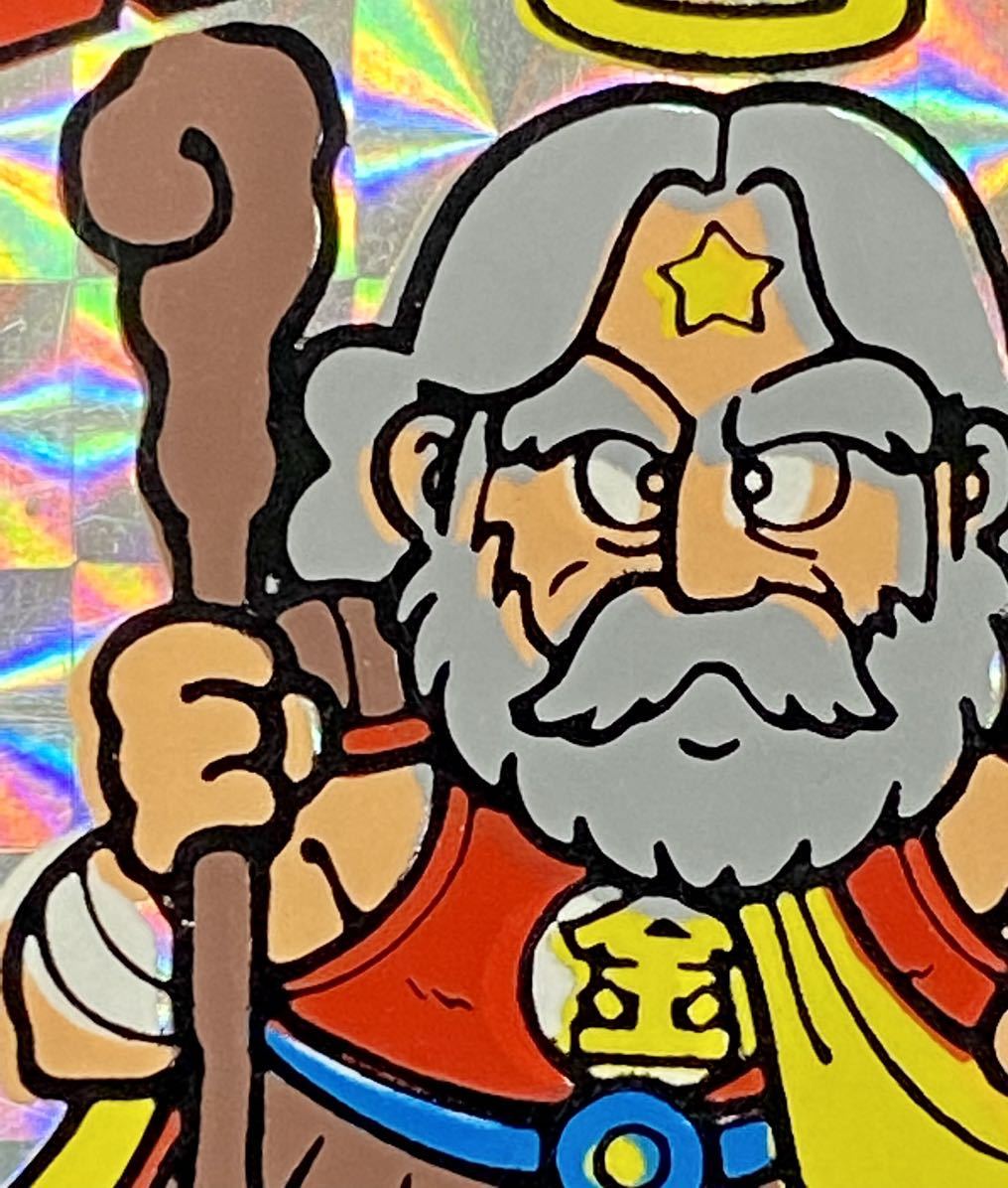【ズレエラー&インク飛びエラー】旧ビックリマン スーパーゼウス　インク飛び　ズレ　エラー スーパーゼウス 旧ビックリマン ビックリマン ビックリマンシール 並上品〜美品インクエラー品 シール