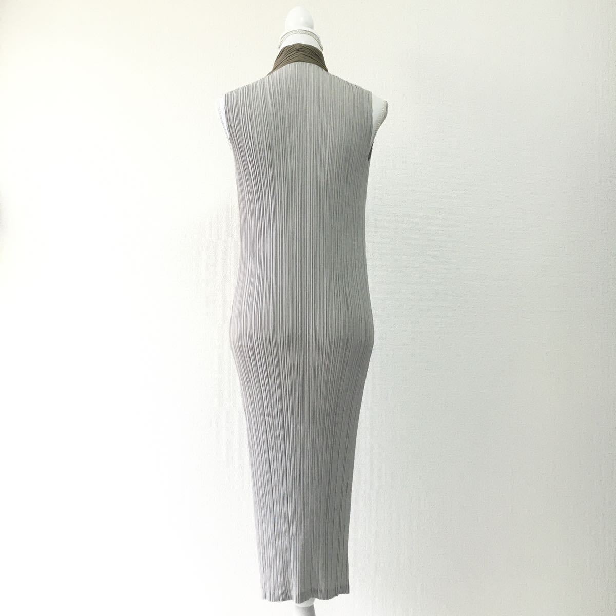 美品 ISSEY MIYAKE イッセイミヤケ 美しいシルエット ワンピース 送料 