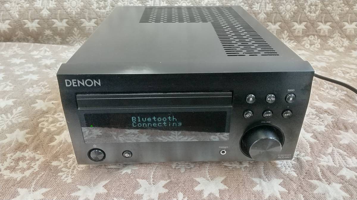 DENON RCD-M41 シルバー CDレシーバー　ジャンク扱い 664】 ジャンク品 デノン DENON RCD-M41 CDレシーバー DENON