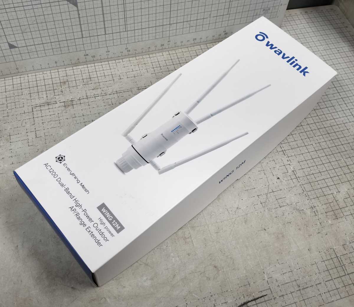 2-WAVLINK/野外中継器/防水/WiFi/2.4GHz/5GHz/WING 12M/AC1200/中古品