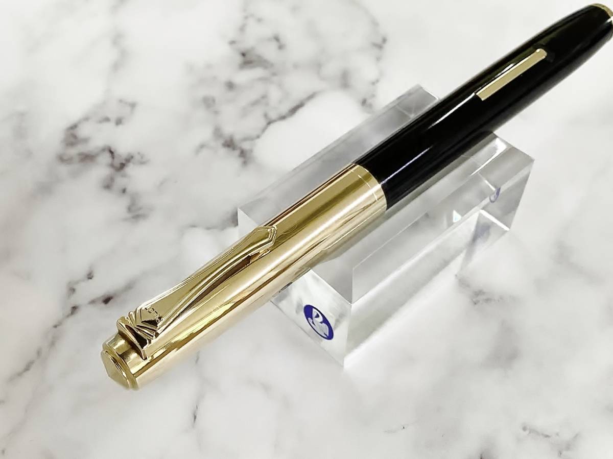 パイロット レバーフィラー式万年筆 14K 極希少】 美品 パイロット 廃盤 万年筆 レバーフィラー式 ペン先14k