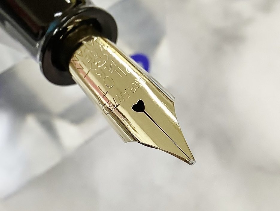 極希少】 美品 パイロット 廃盤 万年筆 レバーフィラー式 ペン先14k