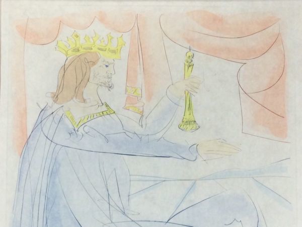 真作保証□リトグラフ□サルバドール・ダリ SalvadorDali□「サロモン
