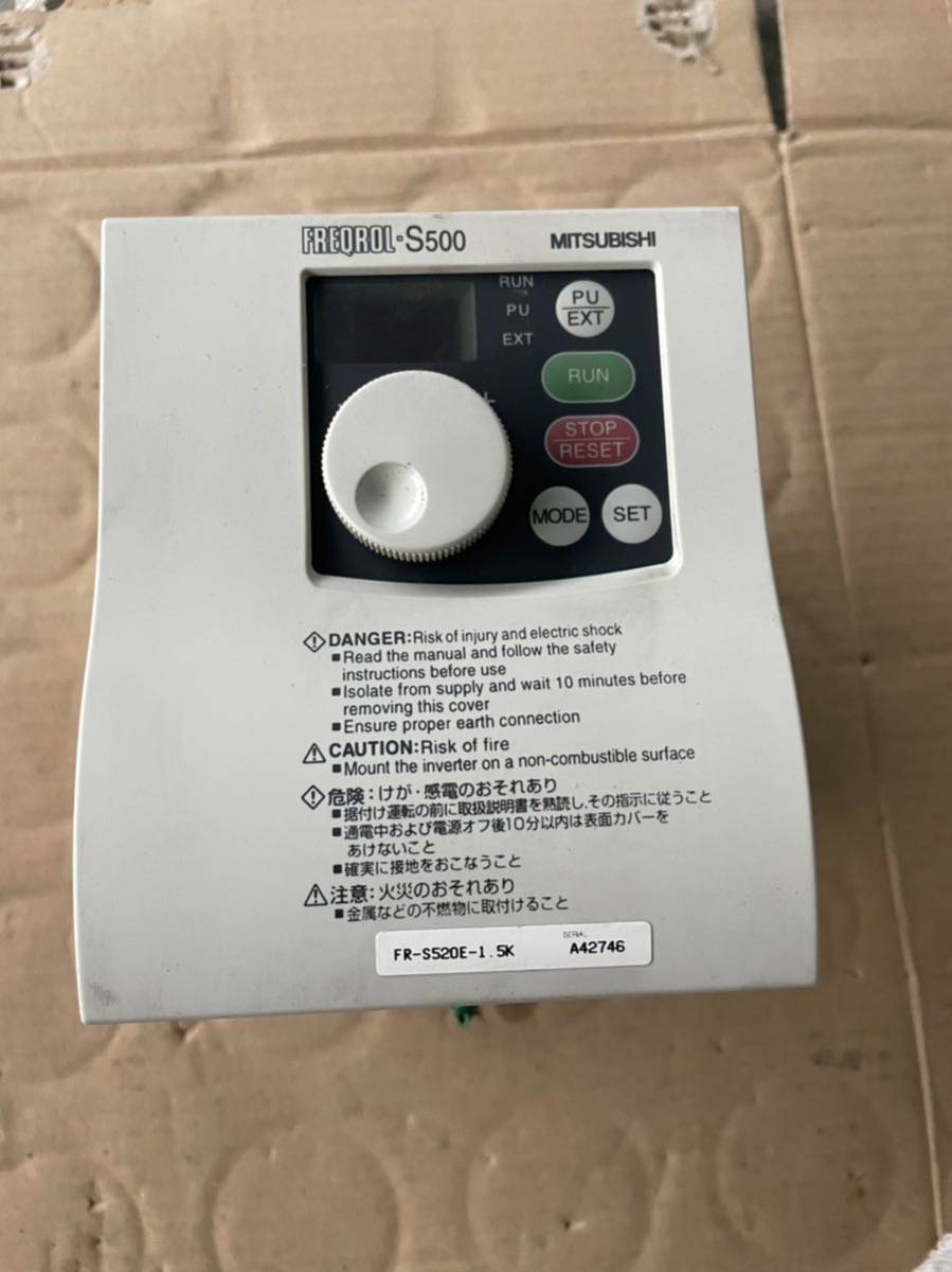 数量限定，お得 MITSUBISHI 三菱 インバーター FR-S520E-1.5K 品(電材、配電用品)｜売買されたオークション情報、yahooの商品情報をアーカイブ公開 - オークファン その他