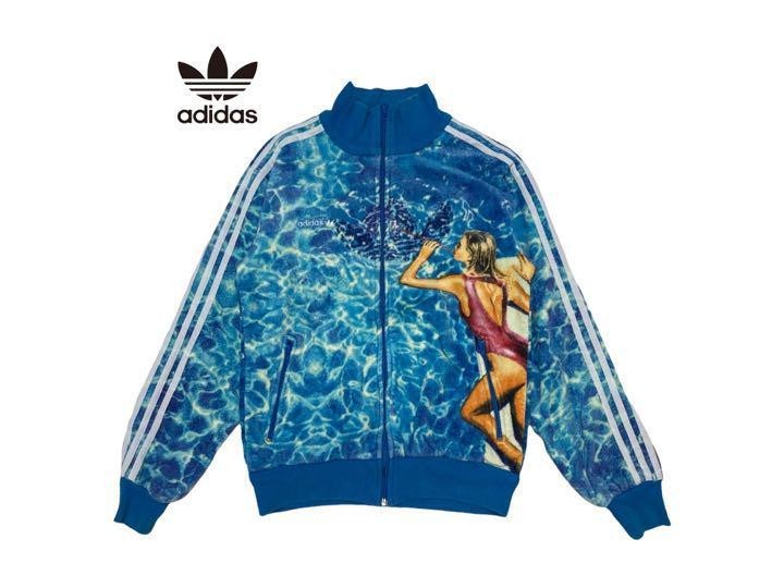 H818 ◯ adidas 激レア カニエウェスト着用 アディダス トラック 