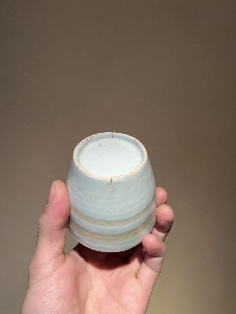 古伊万里半筒盃 蕎麦猪口古美術骨董唐津李朝中国目の眼 古伊万里半筒盃