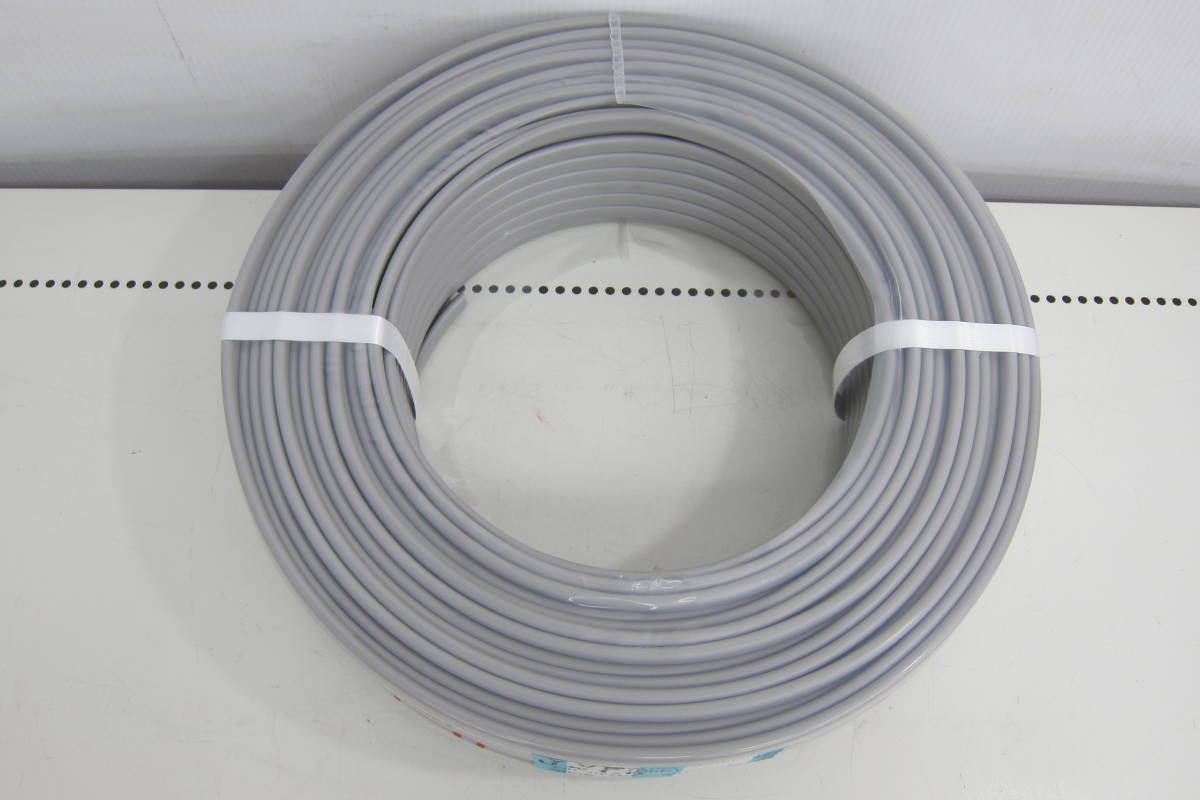 未使用 矢崎電線 YAZAKI ケーブル VVF(PbF）灰 3×1.6mm 100m巻 製造