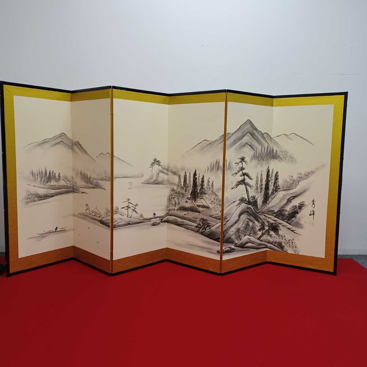 屏風　御屏風　秀峰 秀峰 屏風の値段と価格推移は？｜1件の売買データから秀峰 屏風の価値