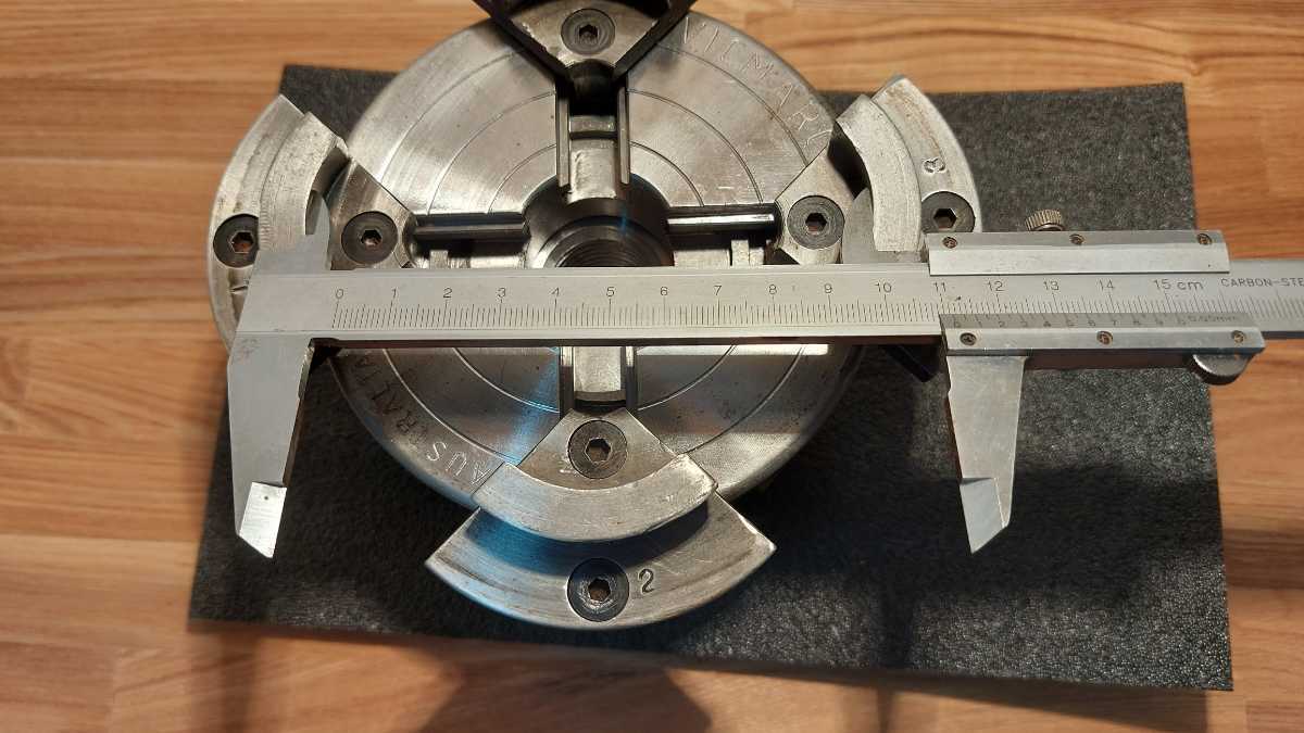 木工旋盤　VICMARC VM120 チャック　メンテナンス済み_7