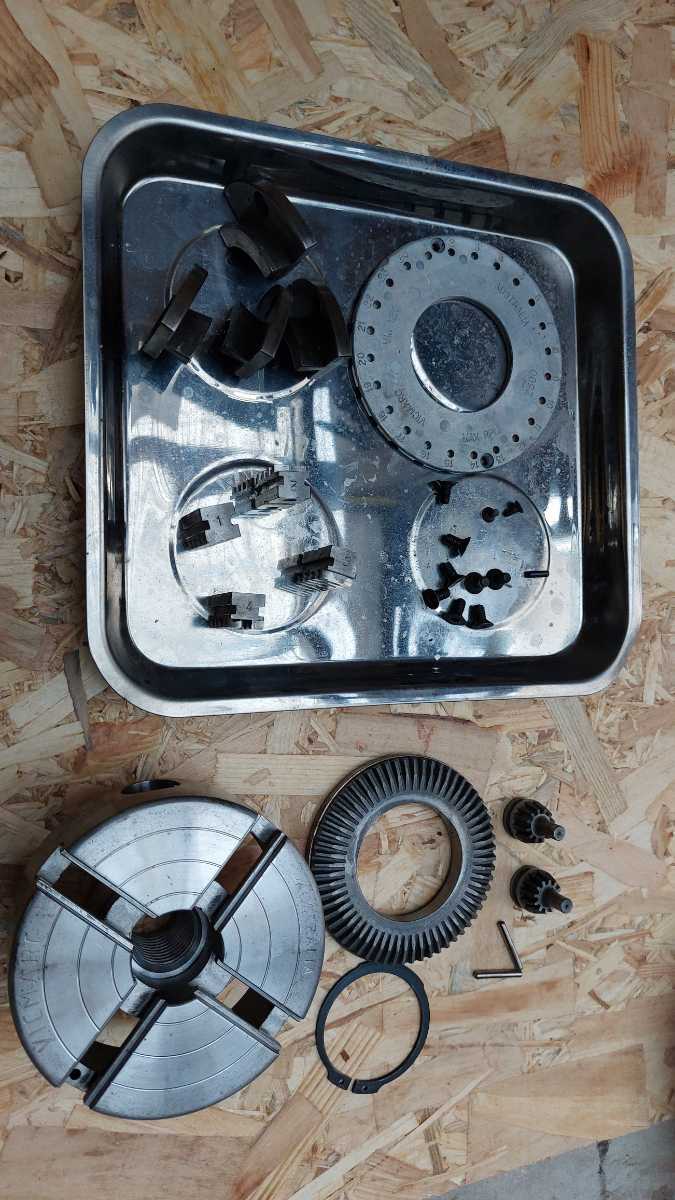 木工旋盤　VICMARC VM120 チャック　メンテナンス済み_8