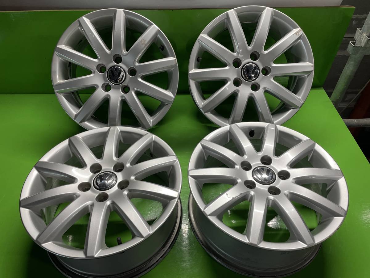 クリーニング済み フォルクスワーゲン VW 純正ホイール 16インチ 16X6