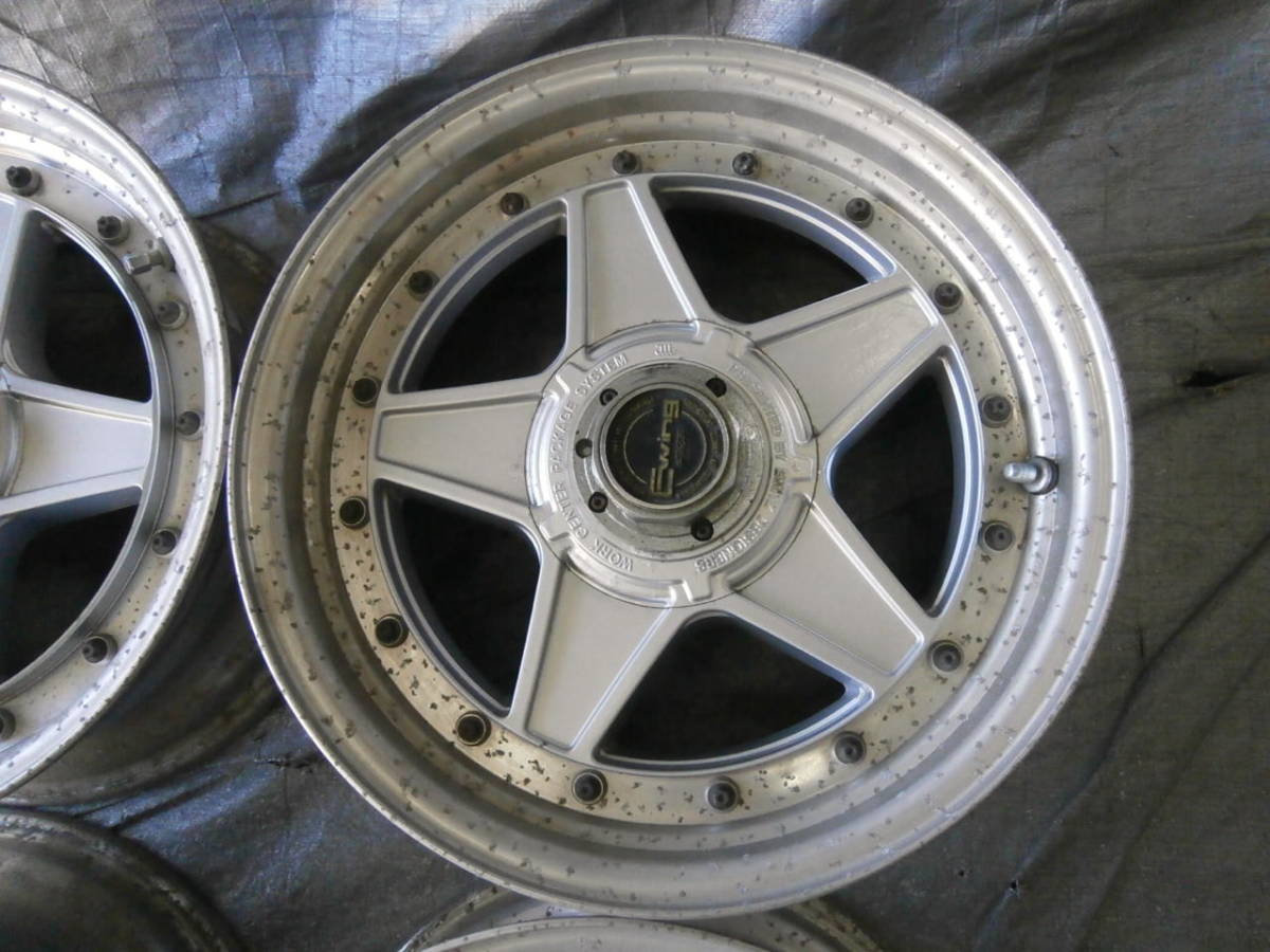 ○○2210-131LL WORK Ewing EwingⅢ 6.5J 15in +21 PCD114.3 4本