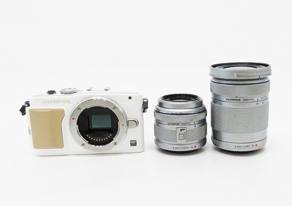 ◇ジャンク【OLYMPUS オリンパス】PEN Lite E-PL5 ダブルズームキット