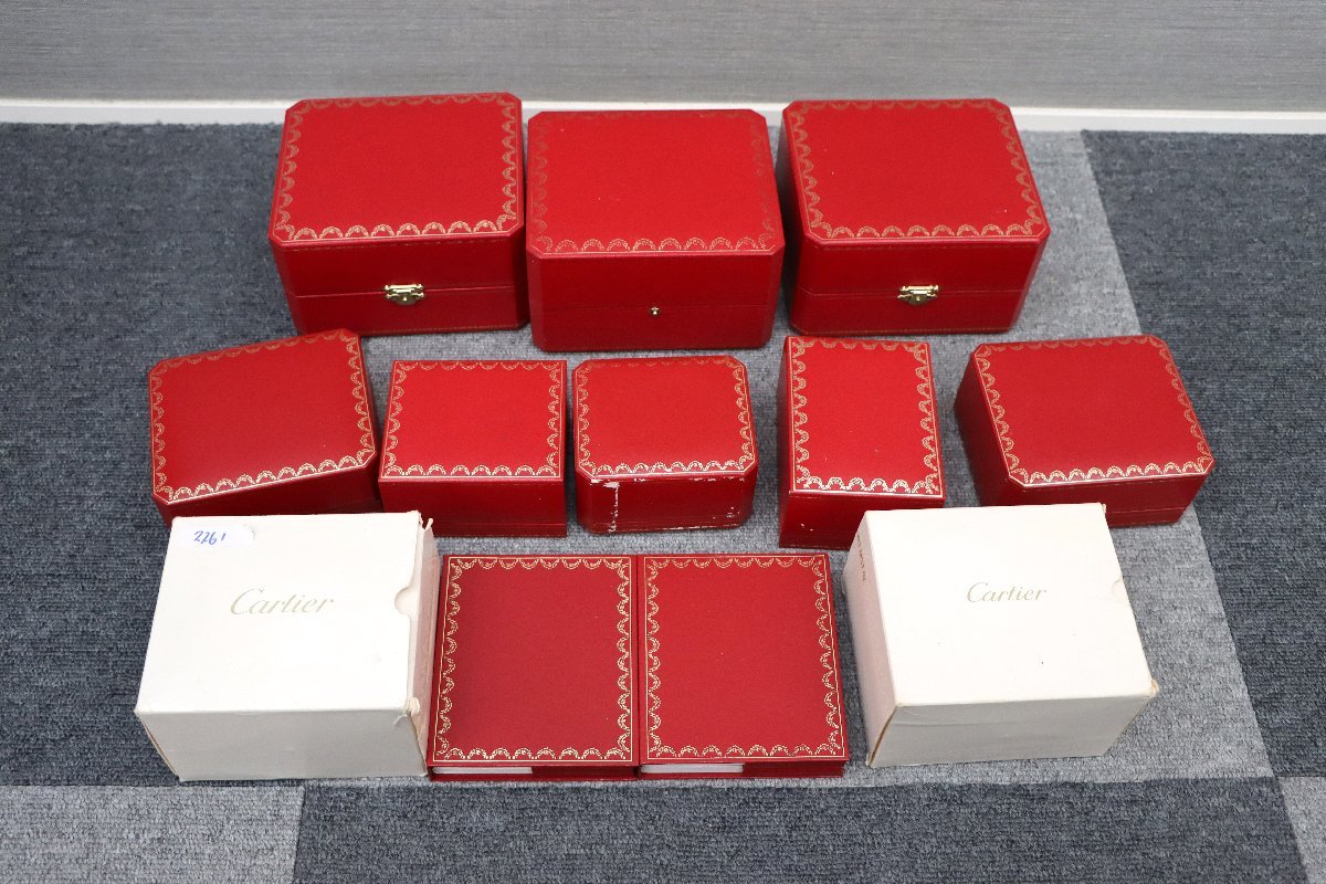 2個セット】新品 カルティエ 時計 空箱 BOX ウォッチケース 腕時計