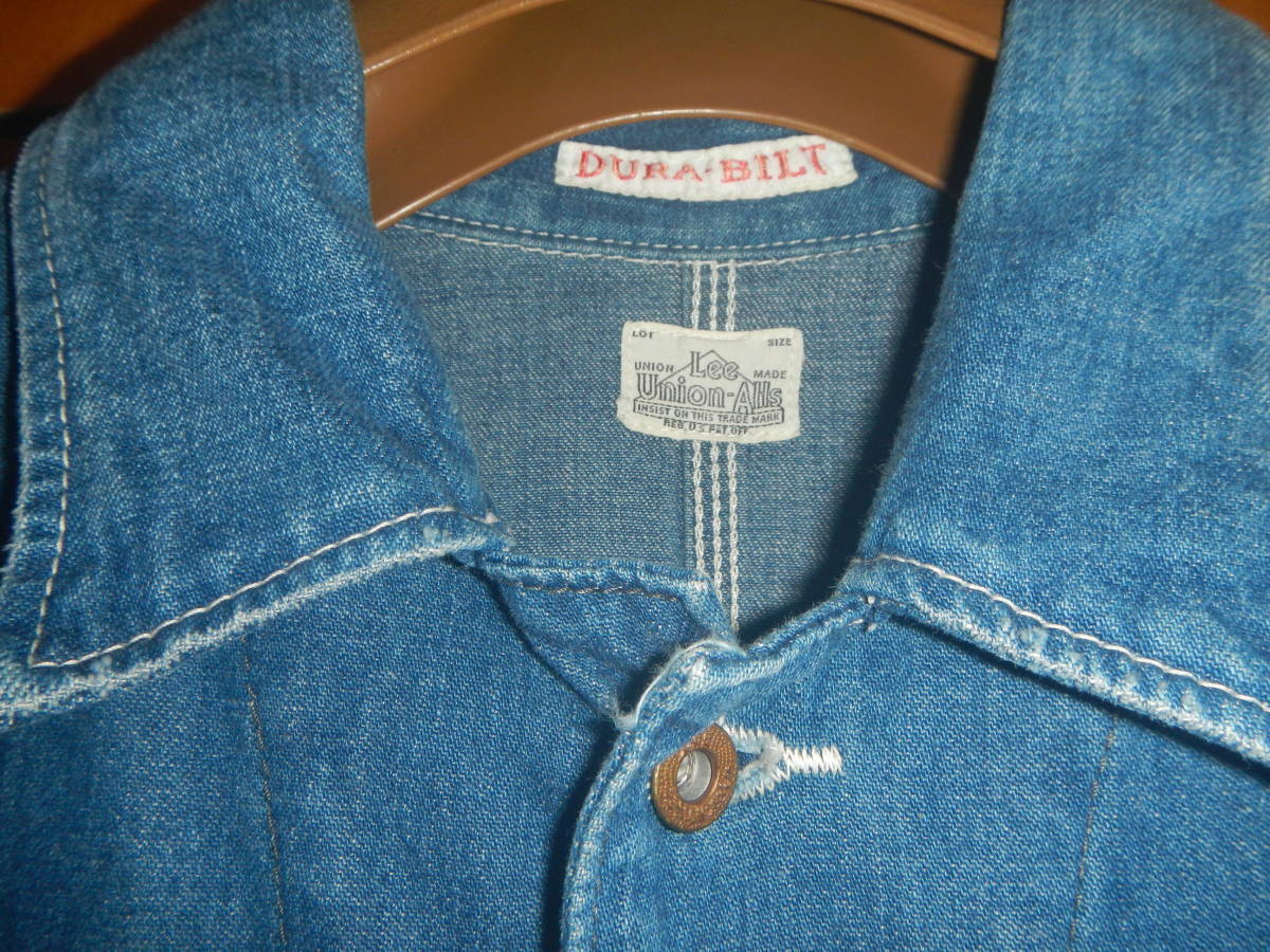 美品 Lee カバーオール ユニフォーム Lee Union-Alls COVERALL DURA 