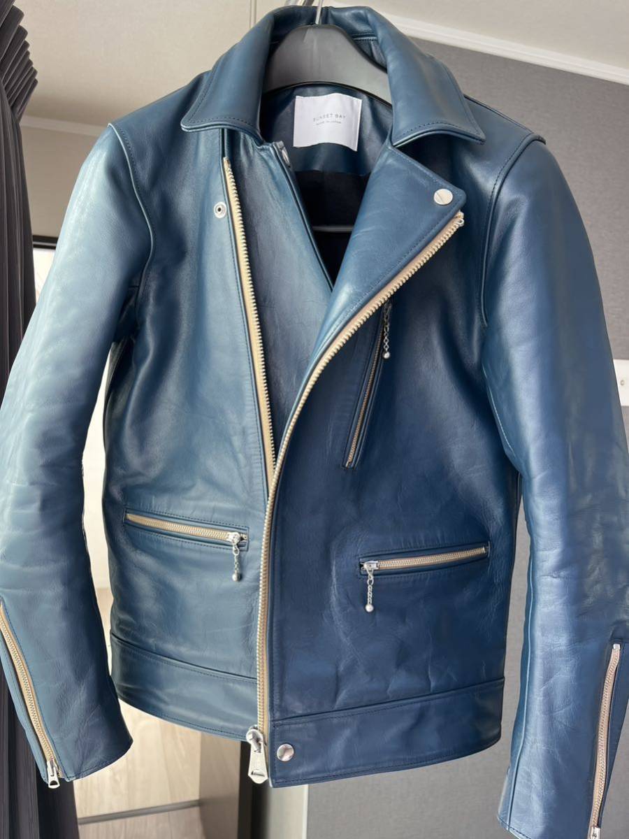 ルイスレザー Lewis Leathers 革ジャン SUNSET BAY -GALWAY- NAVY 