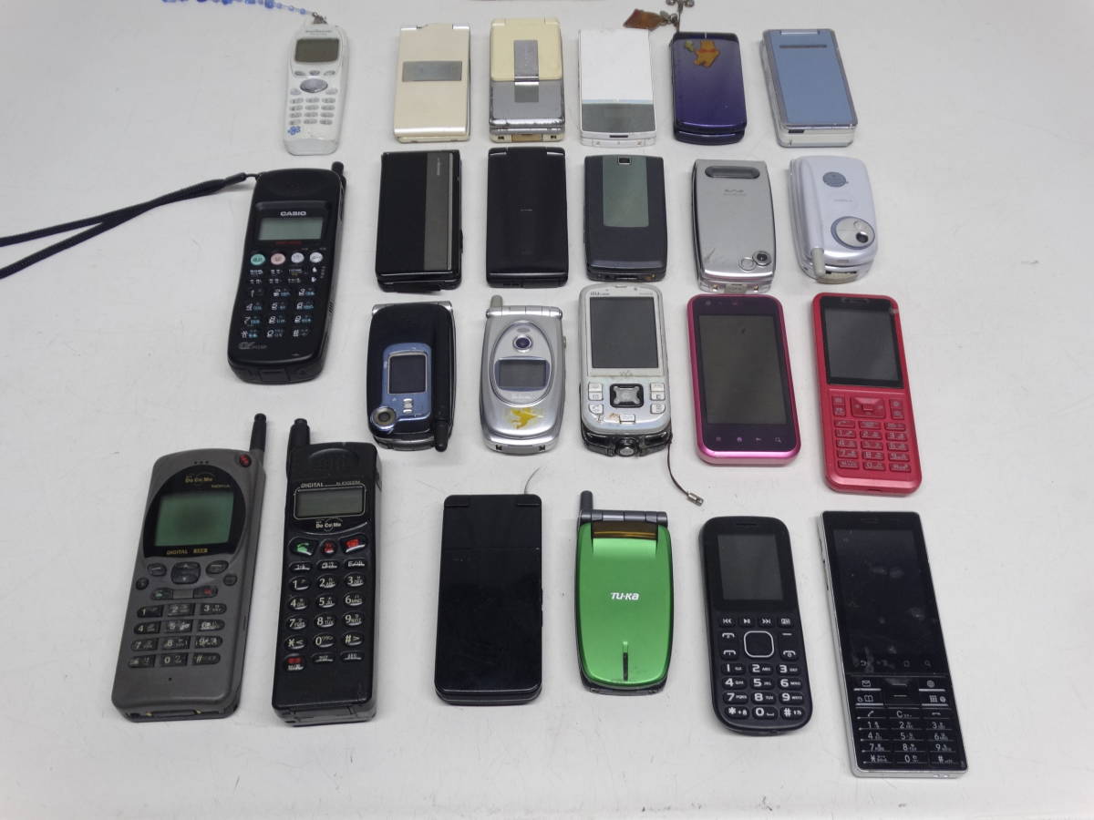 ガラケー　まとめ売り Va5419 携帯電話 ガラケー まとめ 大量まとめ 23台 「ジャンク品