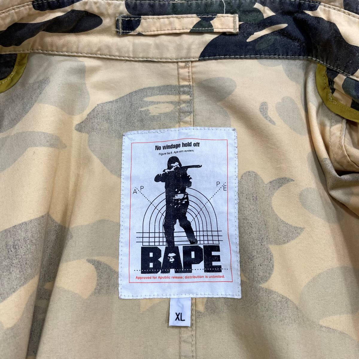 XLサイズ A BATHING APE / ア・ベイシング・エイプ 1st camo ステン 