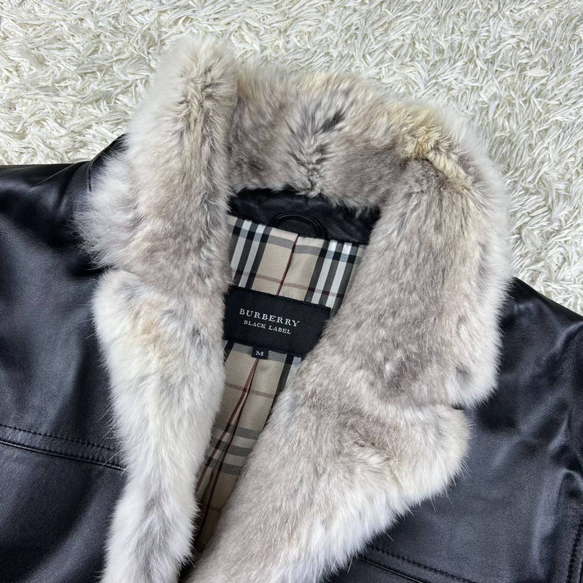超希少チンチラ!!!バーバリーブラックレーベル『幻の逸品』BURBERRY  