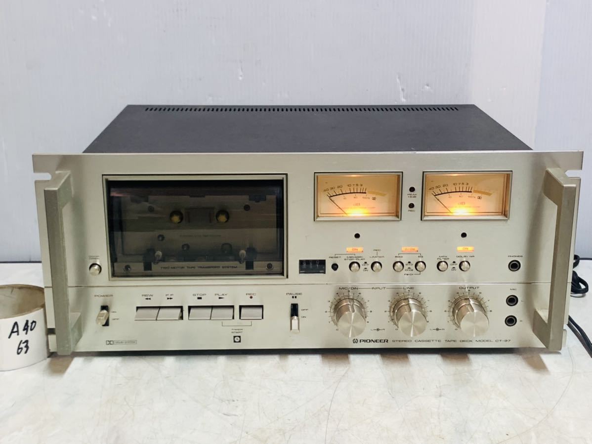 Pioneer パイオニア カセットデッキ CT-97 パイオニア カセットデッキ CT-97 Deck 0 CT-9