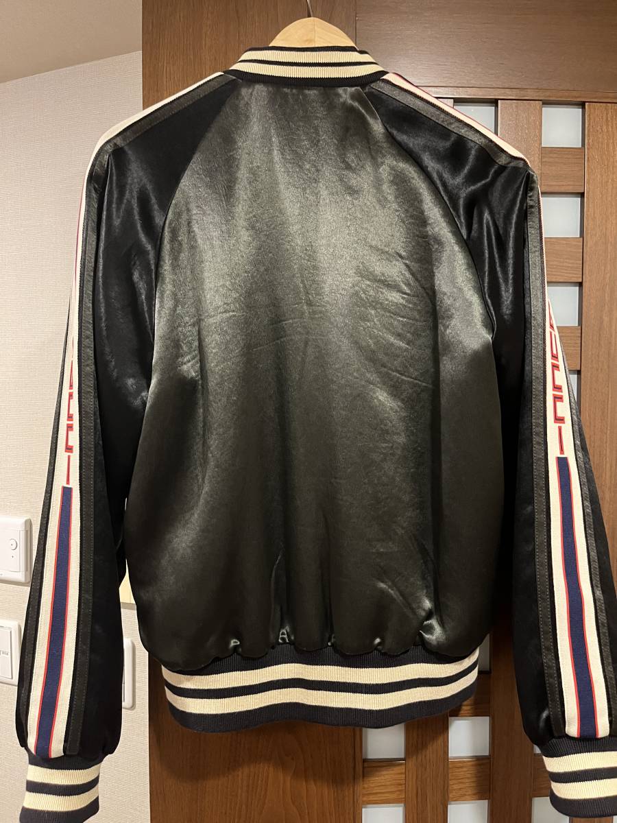 グッチ 2018AW GUCCI グッチ テクニカルロゴ リバーシブル アセテート  