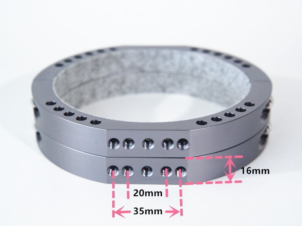 TB016-114mm/115mm鏡筒用 超軽量化設計鏡筒バンド クリックポスト送料一律198円 超軽量化設計鏡筒バンド TB016-114mm&frasl;115mm鏡筒用 MORE 114WB（2026年6月24日新発売） ｜ 天体望遠鏡