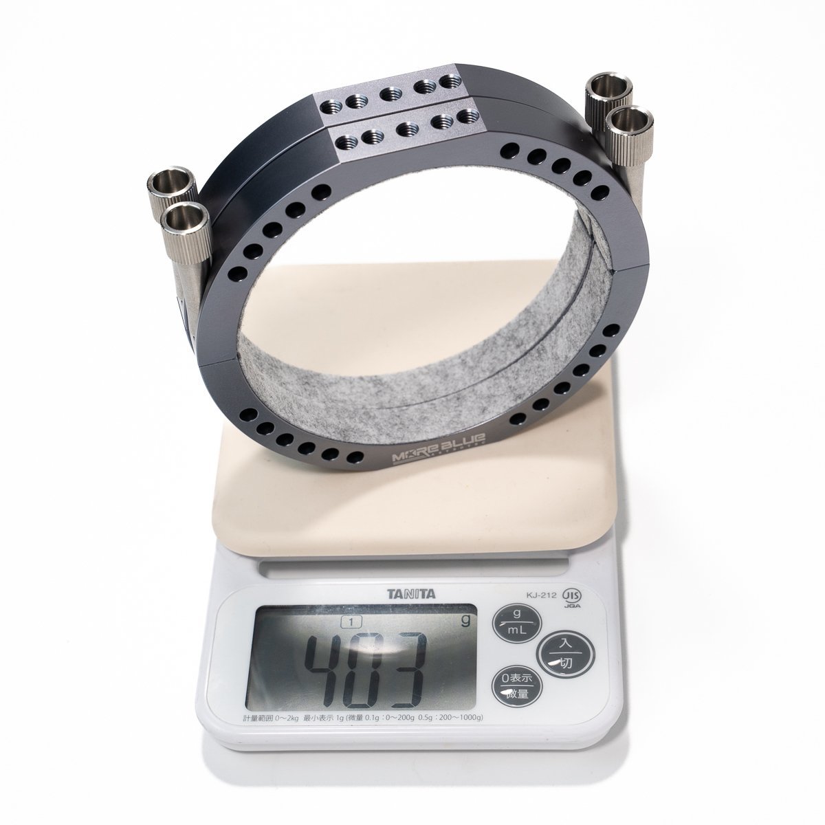 TB016-114mm/115mm鏡筒用 超軽量化設計鏡筒バンド クリックポスト送料一律198円 超軽量化設計鏡筒バンド TB016-114mm&frasl;115mm鏡筒用 MORE 114WB（2026年6月24日新発売） ｜ 天体望遠鏡