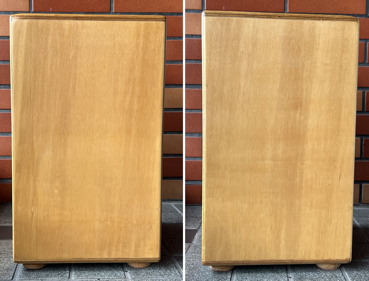 ○ ブランド不明 カホン HANDMADE？ Cajon 自作？ ワイヤータイプ