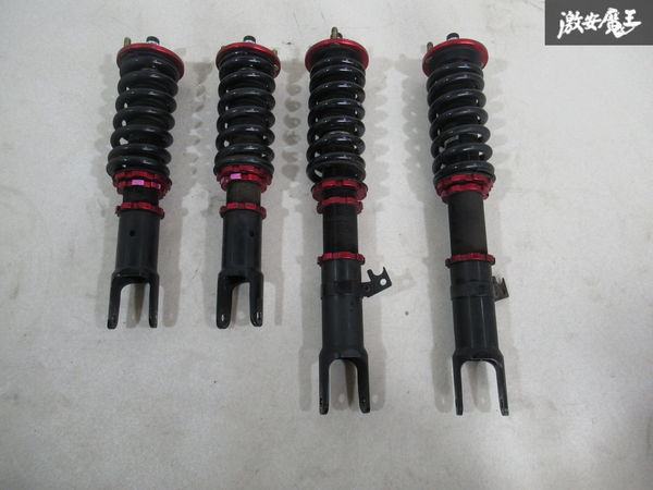 ラルグス AP1 S2000 フルタップ 車高調 サス ショック サスペンション 減衰調整 1台分 ピロアッパー 訳有品 即納 棚F-1