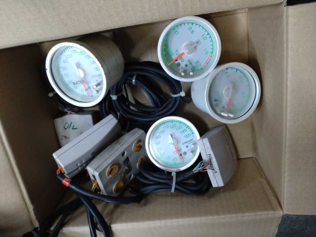 TRUST GReddy 追加メーター ブースト計 油温計 水温計 油圧計  