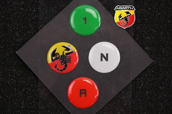 ★非売品 限定版 特注仕様 ABARTH アバルト 695 シフトボタン トリブート フェラーリ 500 595 COMPETIZIONE S3393 ♪930