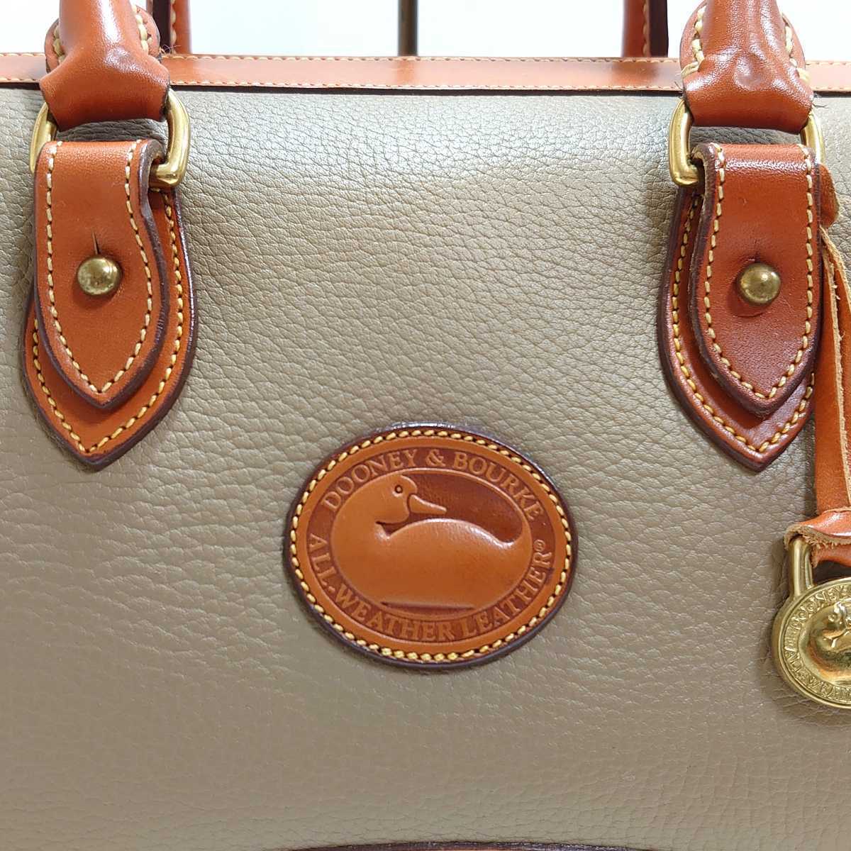 ☆美品 USA製 DOONEY&BOURKE ドゥーニー&バーク レザー ハンドバッグ 