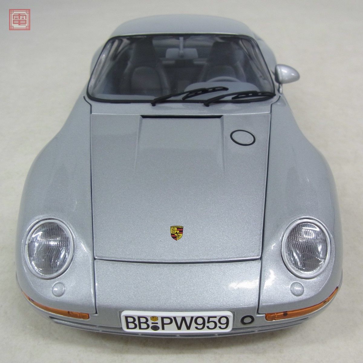 エグゾト/モーターボックス 1/18 ポルシェ 959 シルバー 車体のみ 