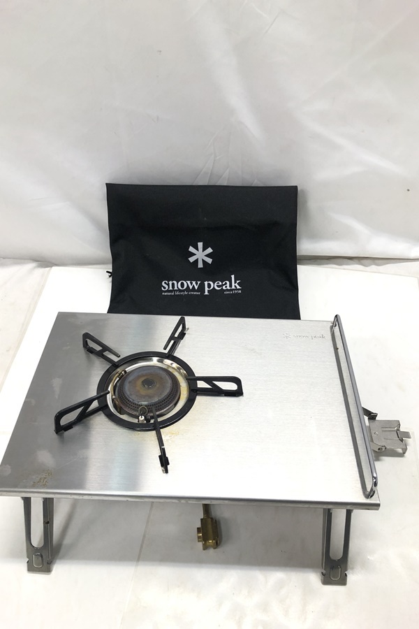 廃盤品 スノーピーク snowpeak ギガパワー プレート バーナー LI GS