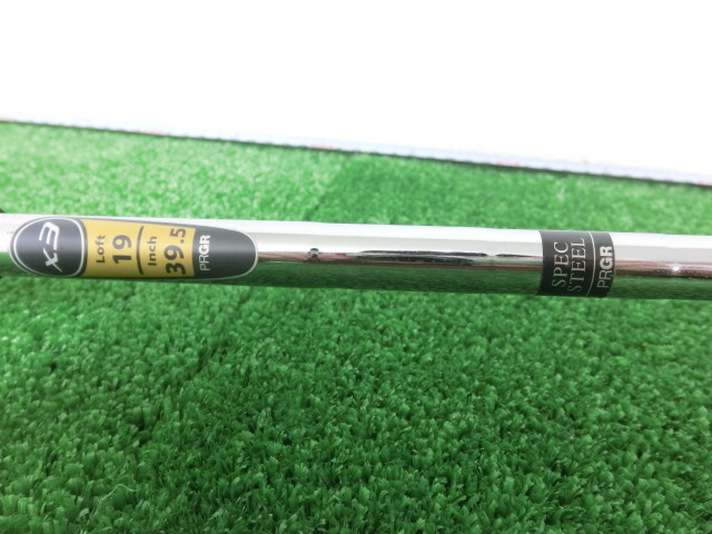 ♪PRGR プロギア ZOOM X3 3U ユーティリティ 19°/純正 シャフト SPEC