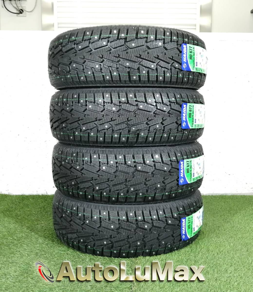 215/65R16 HAIDA Winter HD677 新品 スパイクタイヤ （スタッドレス 