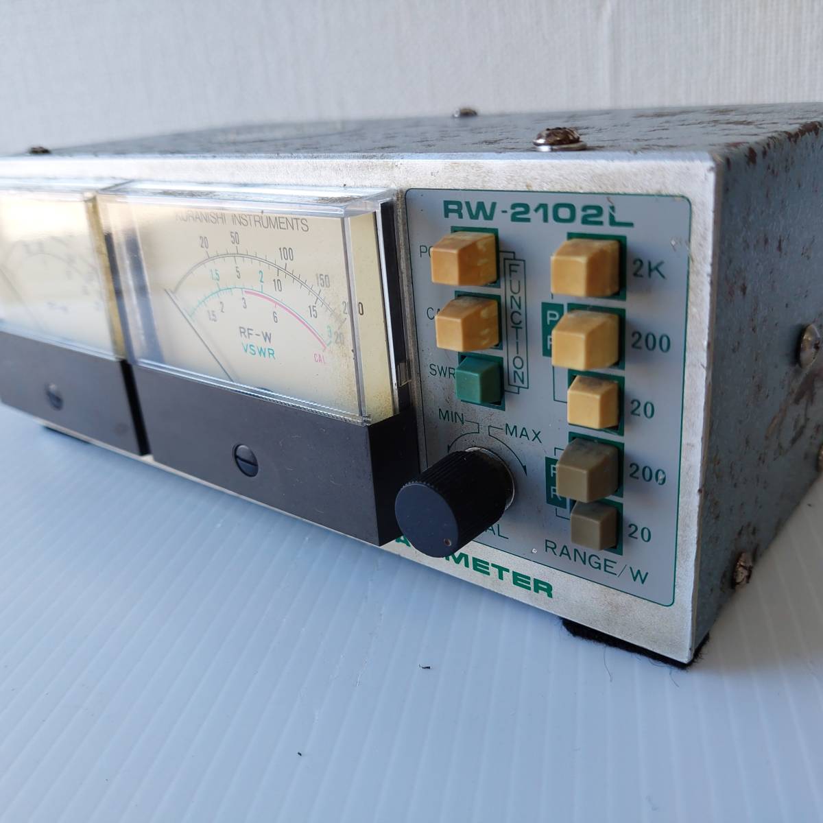 クラニシ製 SWR/パワー計 RW-2102L 1.9 60Mhz 品 ジャンク NASA