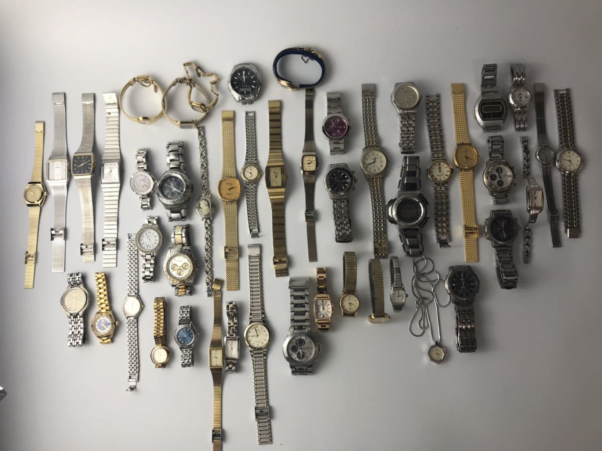 C*e様 全て稼働品 腕時計 まとめ売り KENZO SEIKO CASIO 管 1000円〜☆稼働未確認☆ 腕時計 セイコー シチズン カシオ GUESS