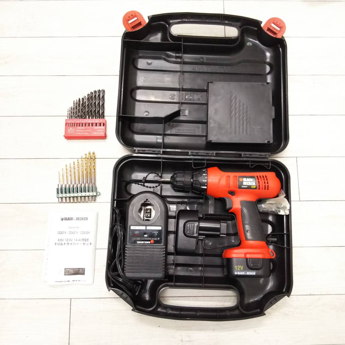 BLACK&DECKER/ブラック アンド デッカー】CD431 ドリル ドライバー 